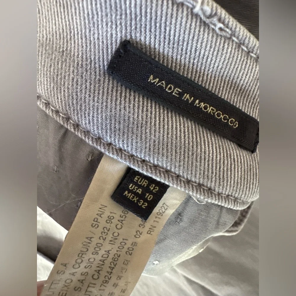 Massimo Dutti Women's skinny  Fit High-Waist Jeans US 10 EUC  Grey - Picture 4 of 5